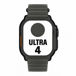 Apple Watch Ultra 4 GPS + Cellular 49mm Titanio Negro con Correa Ocean Negro Translúcido